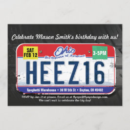 Convites 16.º Aniversário do Ohio