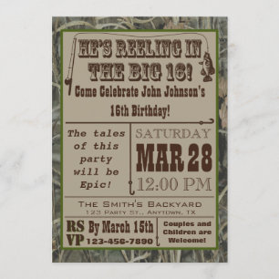 Convites 16.o Aniversário do Camo