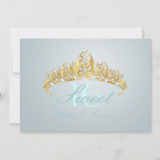 Convites 16/tiara/Blue topaz