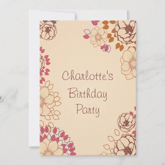 Convites 17º Aniversário da Mulher - Fala Moderna (Frente)