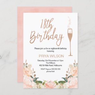 Convites 18.º Aniversário do Rosa Dourado