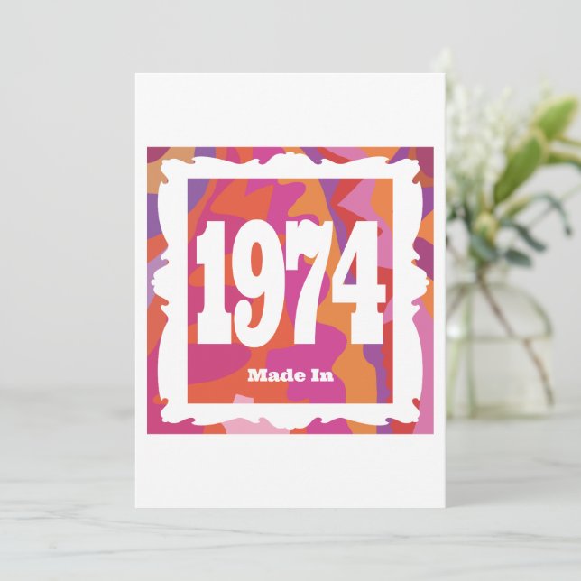 Convites 1974 - Feito em 1974 (Em pé/Frente)