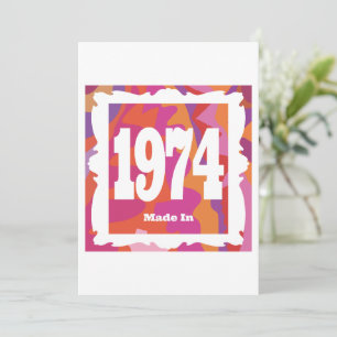 Convites 1974 - Feito em 1974