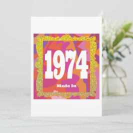 Convites 1974 - Feito em 1974