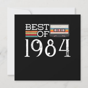 Convites 1984 Vintage 36. º aniversário do aniversário Pres