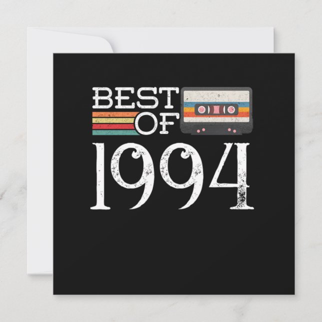 Convites 1994 Vintage 15. º aniversário do presente (Frente)