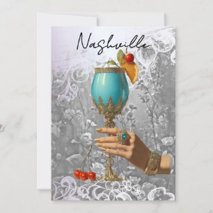 Convites *~*  19 A101 Cocktail PHOTO Nashville DESPEDIDA DE