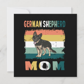 Convites 1 German Shepherd Mom