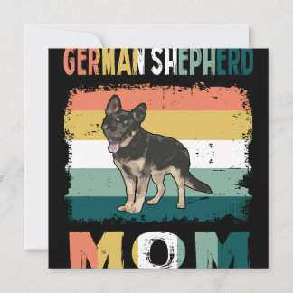 Convites 1 German Shepherd Mom