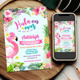 Convites 1rua Luau Aniversário do Verão Tropical