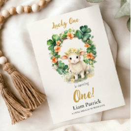 Convites 1st Birthday Invitation St. Patrick's Day Card