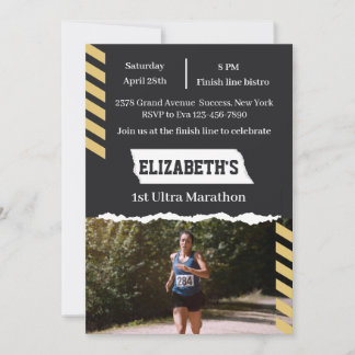 Convites 1st Ultra Marathon Finisher Runner First Running