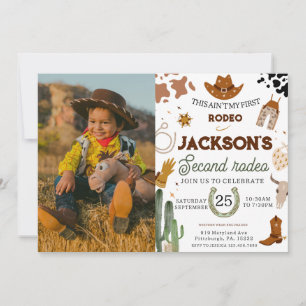 Convites 2º Aniversário do Rodeio Este Não é o Meu 1º Rodei