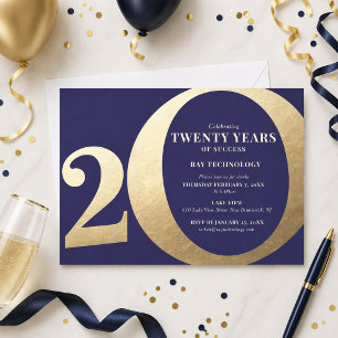 Convites 20º Aniversário Empresarial