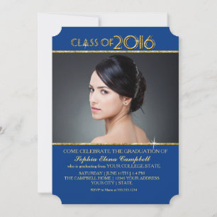 Convites 2016, Elegant Faux Glitter Confetti — Parte para
