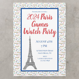 Convites 2024 Paris Games Summer Watch Party