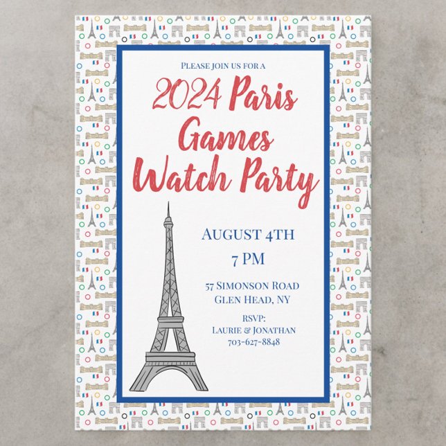 Convites 2024 Paris Games Summer Watch Party (Criador carregado)