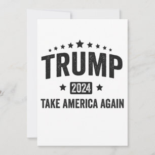 Convites 2024 Trump Leve a América Novamente Patriota Ameri