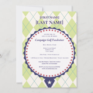 Convites 2026 Candidato Político Golf Scramble Fundraiser
