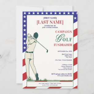 Convites 2026 Candidato Político Golf Scramble Fundraiser