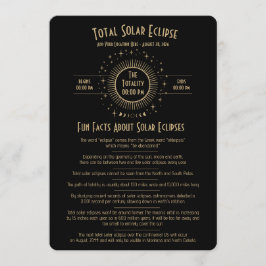 Convites 2026 Eclipse Solar Estrelas Celestiais Fatos Diver