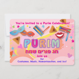 Convites 2026 Happy Purim Festival
