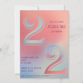 Convites 22.o aniversário