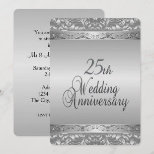 Convites 25º Aniversário de Casamento