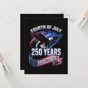 Convites 250º Aniversário EUA 1776-2026 Patriótico American