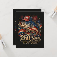 250 América 1776 2026 Pesca de Robalo Bandeira dos