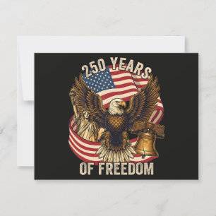 Convites 250 Anos Americano 1776-2026