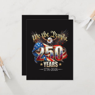 Convites 250 Anos Aniversário de 250 anos da América 4 de J