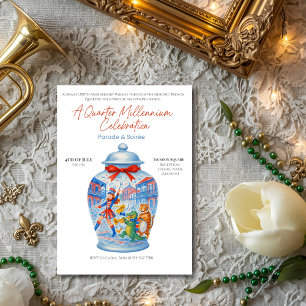 Convites 250 anos Aniversário Ginger Jar Parade & Soirée