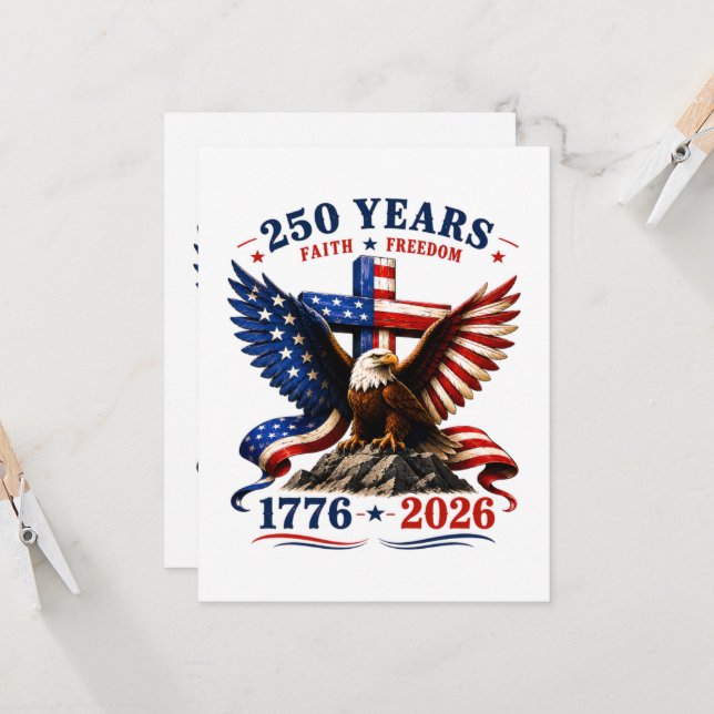 Convites 250 Anos de Fé e Liberdade (Frente/Verso In Situ)