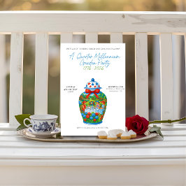 Convites 250 anos Festa de Jardim Ginger Jar