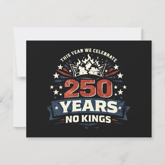 Convites 250 Anos Sem Reis Patriota (Frente)