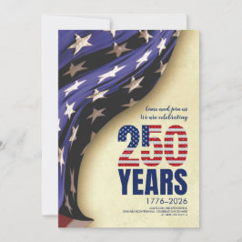 Convites 250 Years American Independence Birthday