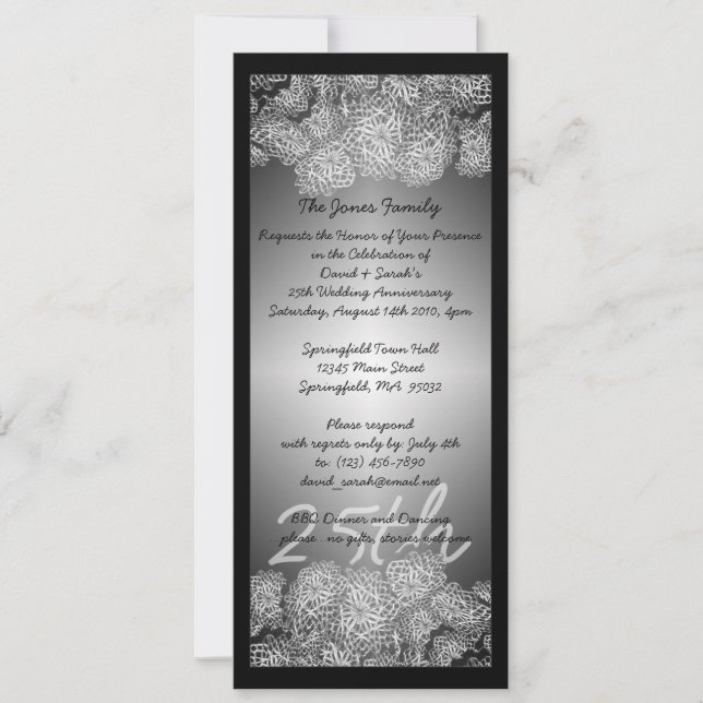 Convites 25o Aniversário (Frente)