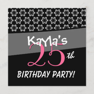 Convites 25o Estrelas pequenas brancas pretas do