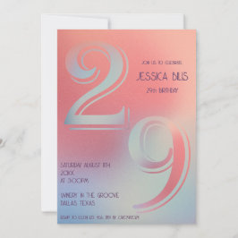 Convites 29.o aniversário