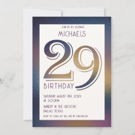 Convites 29.o aniversário