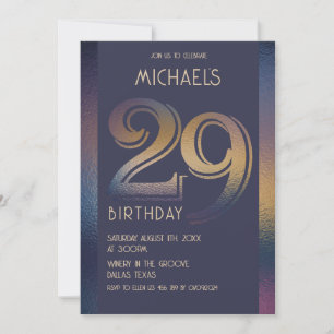 Convites 29.o aniversário