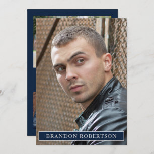 Convites 2 Ator de Fotografia Lado 5 Modelo 5x7 Comp/Zed Mo