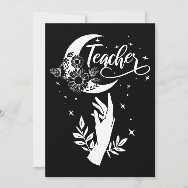 Convites 2 - Camisa De Professora Inspiradora, Professora M (Frente)