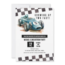 2 Cor d'água do segundo aniversário do Carro Race