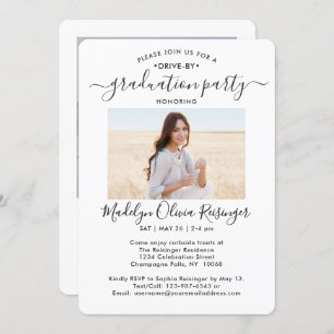 Convites 2 Desfile de carro de Festa de formatura por unida