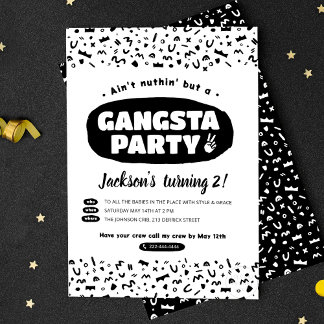 Convites 2 Legit To Sit, 90s Hip Hop Birthday