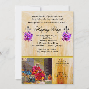 Convites 2 Timothy 4:6-8 Eu Terminei O Chá de fraldas