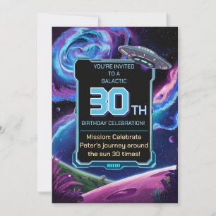 Convites 30 de ficção científica Sci Fi Galactic