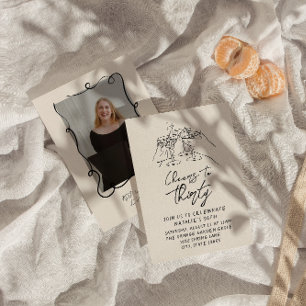 Convites 30 Doddle Anime-Se A Trinta Fotografias Retroativa